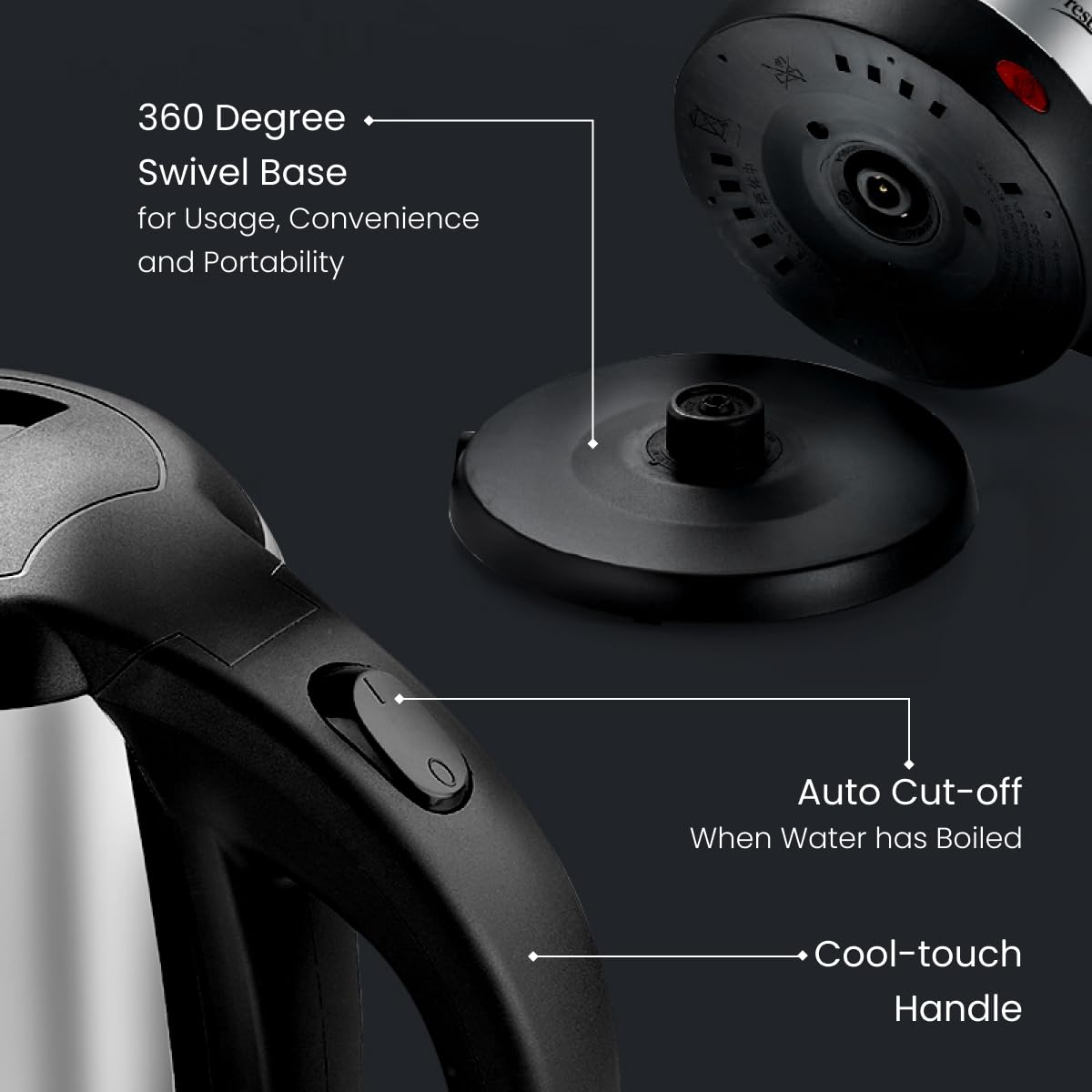 Prestige 1.5 litre PKOSS Stainless Steel Electric Kettle